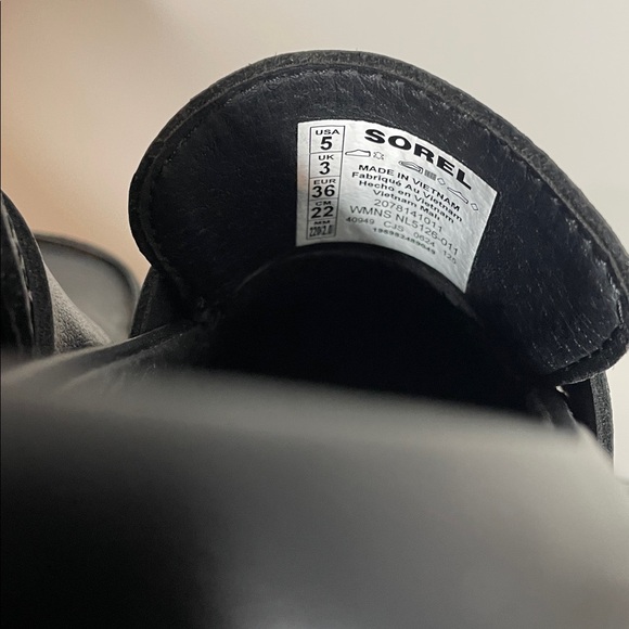 Sorel | Women’s Black Joan Now City Loafers Size 5 - Picture 7 of 8